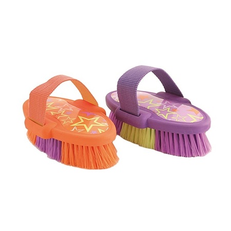 DESERT EQUESTRIAN Equestria Sport LUCKYSTAR Small Body Brush BLACKBERRY 2371-B